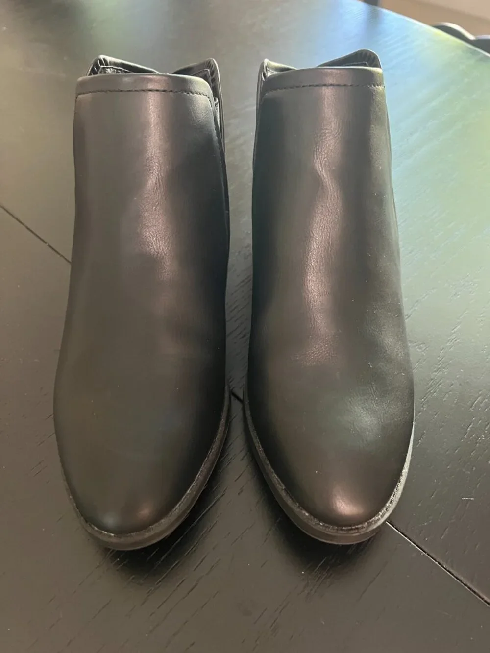 Dolcetta by Dolce Vita Black Slip-On Ankle Booties - Size 7